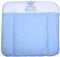 Wickelauflage mit Applikation - Prince Blau - Wickeltischauflage Baby Auflage (70 x 50 cm)