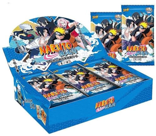 Gwrtozx NarutoNinja Cards Booster Box, offizielles Anime TCG CCG Sammelkarten-Set, 36 Packungen – 5 Karten/Packung (180 Karten)