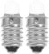 OSALADI 2 Stücke Led Taschenlampe Birnen Ersatz 3 V E10 Basis Led Taschenlampe Taschenlampe Miniatur Schraubsockel Taschenlampe Für Taschenlampe Taschenlampen Lampe