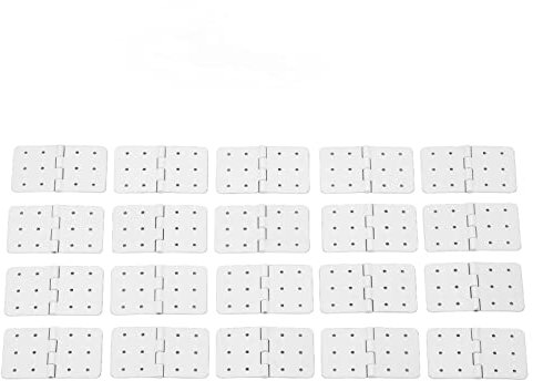 RiToEasysports 40PCS RC Pinned Hinges,Plastic Remote Control Hinges RC Airplane Plane Model Aircraft Parts (Large)