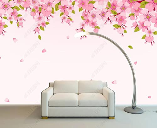 Fototapete 3D Effekt Kirschblüte An Der Decke Tapeten 3D Effekt Vliestapete Wohnzimmer Schlafzimmer Wandbilder Wanddeko