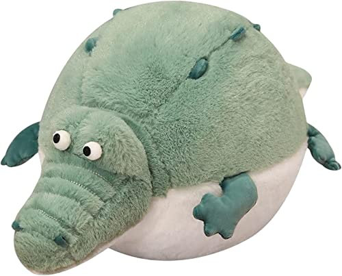 Kuscheliges Pummeliges Krokodil-Plüschtier,Weiches Krokodil-Plüschkissen für Sofa,Lustige Alligatoren-Plüschtiere für Jungen und Mädchen,Weihnachts-und Geburtstagsgeschenke (Krokodil, 50cm(19.7))