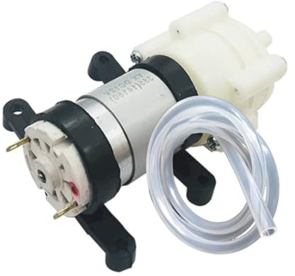 CONQUERALL DC 24V 385 diaframma autoadescante pompa, piccola pompa d'acqua elettrica con tubo dell'acqua adatto per fontane e modelli sperimentali