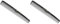 HERCULES SÄGEMANN - 627-374 Kamm | Hochwertiger 7 Zoll Haarschneidekamm | Vereinfacht Haare schneiden mit Messer, Schere und Haarschneidemaschine | Farbe: Schwarz (Packung mit 2)