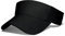 NebulaGlam Visor Hat, Damen Visor, Visor Cap Sommerkappe Kappe mit Sonnenvisier für Tennis Running Golf Wandern (Schwarz)