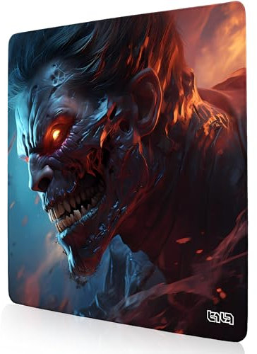Tilt Schreibtischunterlage 50x50 cm Gaming Mauspad XXL | Rutschfester Mousepad Groß für Schreibtisch und PC Gadgets | Wasserdichter Desk Mat (Mutant Vampire)