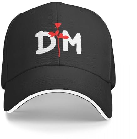 HEBUOUI Sonnenhut Männer Männer Frauen Depeche Cool Mode Hüte gebogen Baseballmütze Snapback Caps DM Band Dave Gahan Gore Hüte Trucker Arbeiter Sonnenkappen Papa Geburtstagsgeschenke