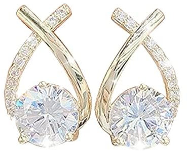 Kabwea 1 Paar Diamant Ohrstecker, Medizinische Ohrstecker, Gesundheitsstecker Ohrringe, Titan Ohrringe Damen, Titan Ohrringe, Medizinische Ohrringe, Ohrstecker Chirurgenstahl