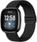 Issinlky Geflochtenes Nylonband für Fitbit Versa 3/Versa 4, elastisches Armband für Fitbit Sense 2/Sense Smartwatch