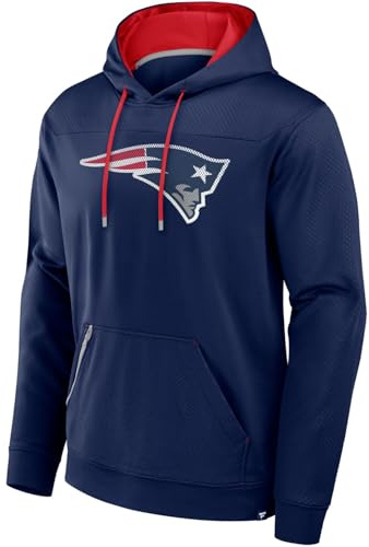 Fanatics New England Patriots Defender Dotted NFL Hoody Navy