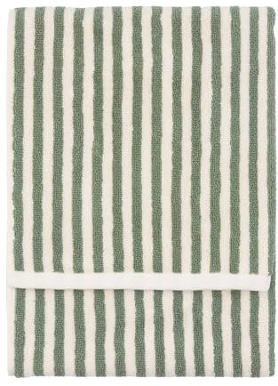 Yard Hebden Handtuch – Ultra Weich 100% Baumwolle Frottee Gestreift Luxus Badezimmer Handtuch (Wald – 50x100cm)