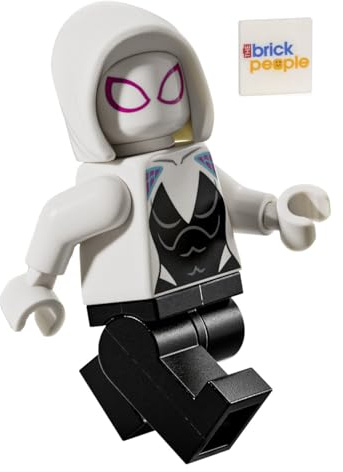 LEGO Superheroes Ghost Spider (Gwen Stacy) Minifigure with Web Blasts and Drone