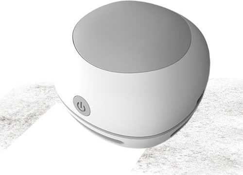 Iouyjiu Aspirateur de table, nettoyeur de poussière de bureau, design compact et portable, aspirateur de balayage des miettes avec chargement USB pratique pour maintenir une zone propre et organisée