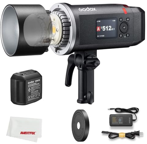 Godox AD600 BM II AD600BM II 600 Ws Flash da esterno, sistema X wireless 2,4 G, TTL GN87 HSS 1/8000s, 40 W 4800 K ± 300 K, tempo di riciclaggio 0,01 s ~ 0,9 s, 1/1 a 1/512, 10 fasi di alimentazione