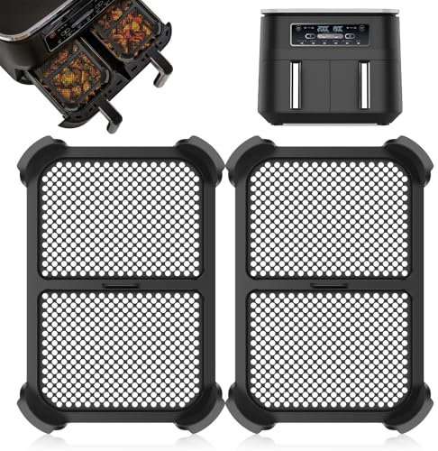 Ninja AF300EU Lot de 2 accessoires pour friteuse à air chaud Ninja AF300EU Accessoires en silicone Protection anti-éclaboussures réutilisable pour protection Ninja AF300EU Air Fryer et éléments