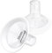 2pcs 30mm Soft Rim Flanges with 106 Degree Wider Opening Angle for Medela Breast Pump, PersonalFit, Freestyle, Maxflow, Freestyle Flex Swing Maxi Connector,Lansinoh Signature Pro