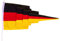 Netflags Langwimpel Deutschland 160 g/qm Stoffgewicht (30 x 300 cm)