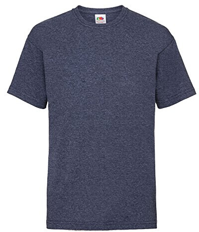 Fruit of the Loom Childrens/Kids Unisex Valueweight Short Sleeve T-Shirt (14-15) (Vintage Heather Navy)