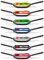 SCAR Guidon Moto Cross 22mm - Bas - Alu Street Roadster Hornet CB Bandit GSR Z750 - Mousse noire