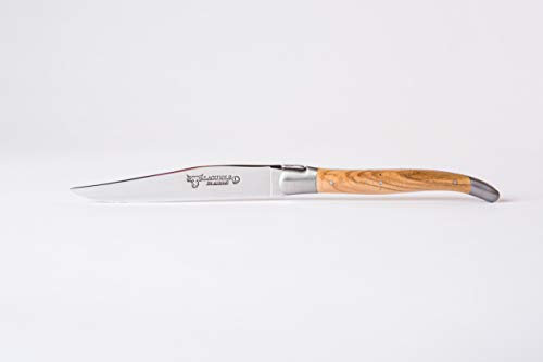 Laguiole en Aubrac Steakmesser Olivenholz | Original Laguiole aus Frankreich