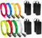 Sunboia El Wire 4 Modi Neonlicht Batteriebetriebener Elektrolumineszenzdraht Leuchtendes Stroboskop-Dekoratives Licht für Xmas Party Pub (8x1Mt-Rot,Grün,Blau,Weiß,Rosa,Gelb,Orange,Zitrone)