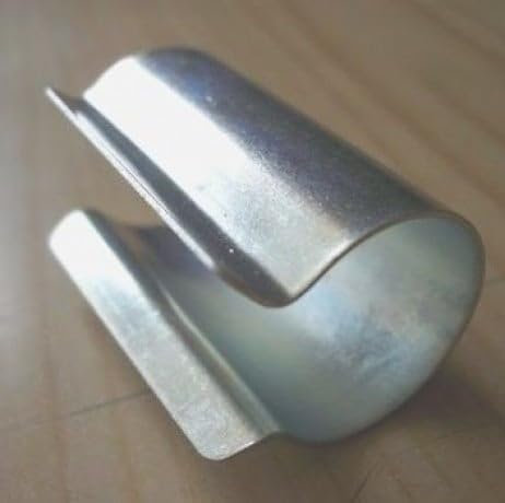 Atout Loisir Clips de fixation ronds en acier galvanisé, Diamètre 50 x 20, Lot de 10