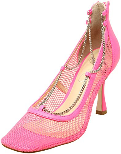 Jessica Simpson Orlanda Escarpins pour femme, Rose (Filet rose fluo.), 36.5 EU