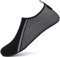 SAGUARO Badeschuhe Herren Wasserschuhe Damen Strandschuhe Schnelltrocknend Schwimmschuhe Licht Weich Aquaschuhe Neoprenschuhe Hausschuhe 031 Grau Gr.40/41