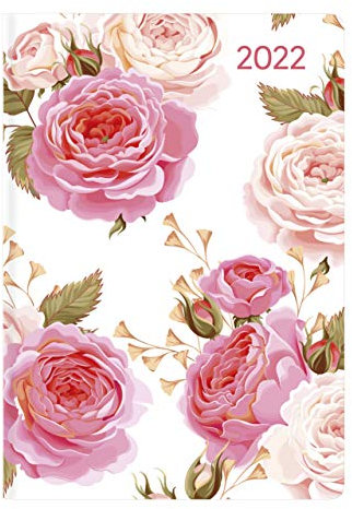 Ladytimer Mini Roses 2022 - Taschen-Kalender 8x11,5 cm - Rosen - Weekly - 144 Seiten - Notiz-Buch - Alpha Edition