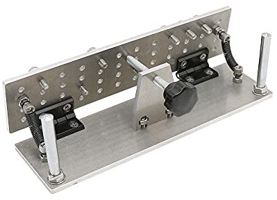 MAYAGU Bandschleifer, Messerschärfer, Vorrichtung, Messerschärfer, Messerschärfclip für Bandschleifer, Bandmaschine, Silber, 250 mm x 75 mm x 60 mm (9,84 x 2,95 x 2,36)