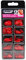Glam’Up Paris - Faux Ongles - Pleine Couverture - Facile à Utiliser - 100 Pièces - Forme Ballerine - N°178 - Rouge