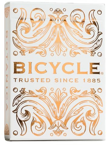 Bicycle - Jeu de 54 Cartes à Jouer - Collection Creatives - Botanica - Magie/Carte Magie, Blanc, Cuivré