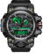 Forrader Herren-Sportuhren, wasserdicht, Militär-Digitaluhr, elektronisch, taktisch, Armee-Uhren für Herren, Multifunktions-Armbanduhren mit Dual-Zeitalarm, Datum, Stoppuhr, Schwarz , Armband