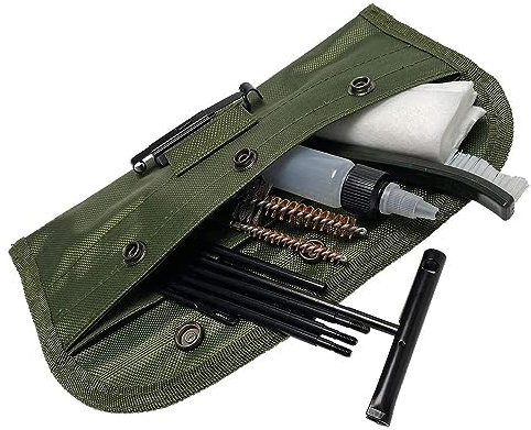Tryway Premium M16 Reinigungs kit und AR15 Stock Kit - Ideal für .22/5,5mm Kaliber, Pellet Gewehr Reinigung, Luftgewehr-und Airgun-Wartung (0,22 Cal)