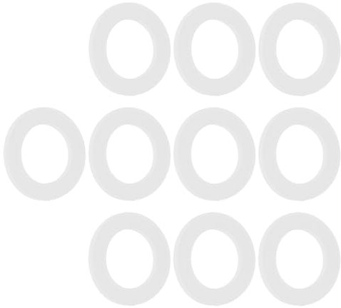 10 Stück O-Ringe für Warmwasserbereiter, Silikon-Unterlegscheibe, Silikon-Dichtungen, Gelenk-Silikon, Rund, 34 Mm, Silikon-Flachdichtungen, Unterlegscheibe, Avirulent