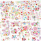 Glitzersteine Selbstklebend, 8 Blätter Strasssteine Selbstklebend, Acryl Bunt Sticker Glitzer, Einhorn Geschenke Mädchen Geschenke 5 6 7 8 9 Jahre für DIY Trinkflasche Baseballkappe (Bunt)