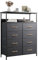 Nicehill Chest of Drawers, Dresser for Bedroom with 8 Drawers, Tall Storage Organizer Unit with 2-Layer Shelves, Large Storage Organizer Unit for Bedroom, Kids room, Living room, Closet(Dark Grey)