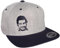 (A) Cap Flexfit Snapback : Pablo - Kappe Herren & Damen & Jugendliche (Heather-Grey/Black - One Size)