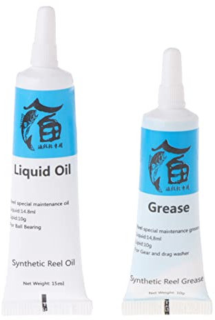 Awydky Fishing Reel Oil Reel Bearing Oil Cleaner & Grease Kit Maintenance Tools For Freshwater Saltwater Pinning Reel Fishing Reel Grease Fishing Reel Grease And Oil Kit Fishing Reel Tool