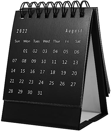 COHEALI 3 Stk 2022 Mini-Tischkalender Tischkalender 2021-2022 Zeitplan Kalender Schreibtischkalender personalisierter kalender Notizblöcke Staffelei Heimkalender Kalender aus Papier Büro