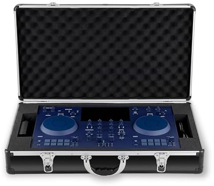 Analog Cases AlphaTheta OMNIS-Duo Hard Case, Transport Box (Lightweight Aluminium case for DJ Equipment, Foam Insert, Ergonomic Handle), Black