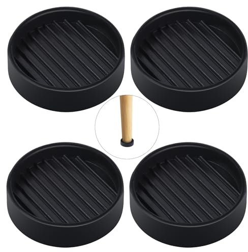Sibba 4 Almohadillas de Goma para Muebles de 50 Mm Redondas, Antideslizantes para Muebles Patas de Goma para Muebles Topes de Muebles Almohadillas Deslizantes para Muebles