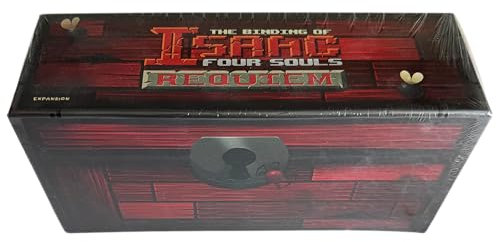 WARP Zone Maestro Media Die Bindung von Isaac: Four Souls Requiem Erweiterung - KICKSTARTER Edition, offiziell lizenziert - 99 Warp Zone & 269 Erweiterung & 12 Rebalance Karten - Kartenspiel für 1-4