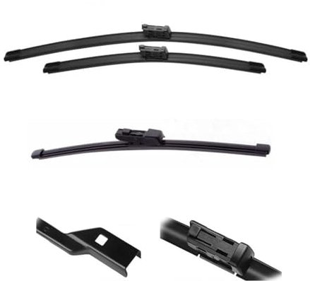 OSTREY Scheibenwischer Auto Wischer Klinge Für Golf Für Sportsvan 2014-2021 2020 2019 2018 2017 2016 2015 Windschutzscheibe Scheibenwischer Klingen Fenster Waschen 26 18 11