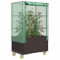 Somanki Hochbeet mit Aufsatz und Rollen Rattan-Optik 80x50x182 cm, Palettenrahmen, Hochteich, Gemüsebeet, Kräuterregal Balkon, Blumenbeet, Kräuterspirale, Tomatenbeet, Pflanzhochbeet - 4015808