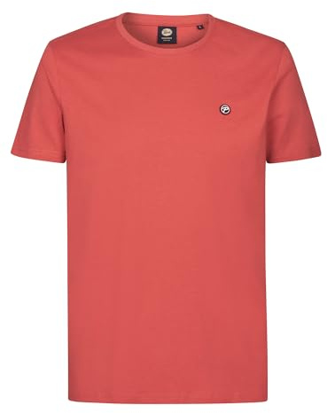Petrol Industries - Herrenbekleidung - T-Shirt Basic Logo - Rosa - M