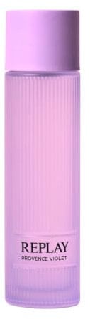 Replay Earth Made Provence Violet Eau de Toilette für Damen, 200 ml, blumig, fruchtig und grün – mit Lavendel, Hibiskus, Patchouli und Tonkabohne