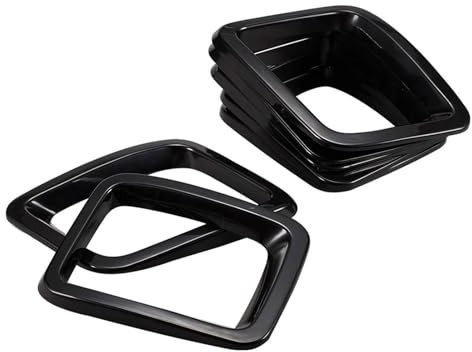 Nierengitter Grill Für Jeep Für Compass 2017-2020 Frontgrilleinsatz Grillabdeckung Kohlefaser Schwarz Frontgrill Mesh Einsätze Abdeckrahmen Auto-Nieren-Kühlergrill(Black)