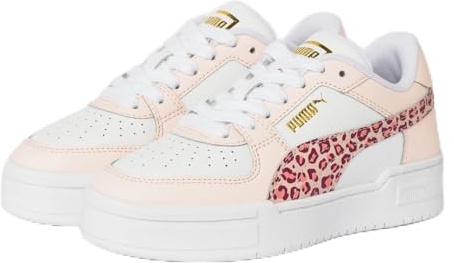 PUMA Kids CA Pro Trainers Juniors White/Leopard 5 UK Child