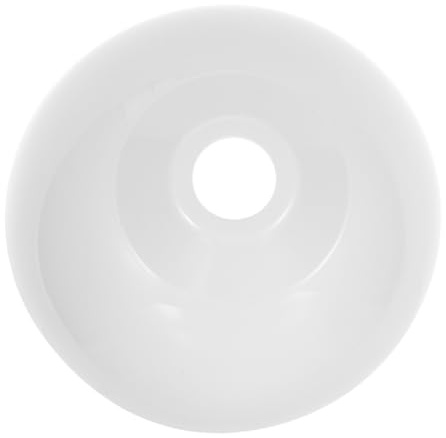 Weißer Pendelleuchtenschirm mit E27 Anschluss, 245mm, Leicht | Kunststoff, Einfache Reinigung, Blendarm und Gleichmäßig, für Wohnzimmer und Heimdeko, Stilvoll